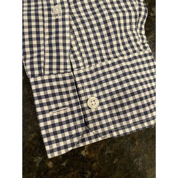 J.Crew Mercantile Men's M Black Check Slim Fit Button-Up Shirt - Picture 4 of 6